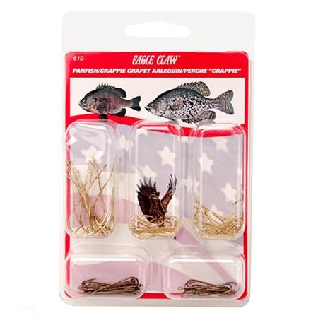 EAGLE CLAW Hook Assortment - Panfish-Crappie EA135108